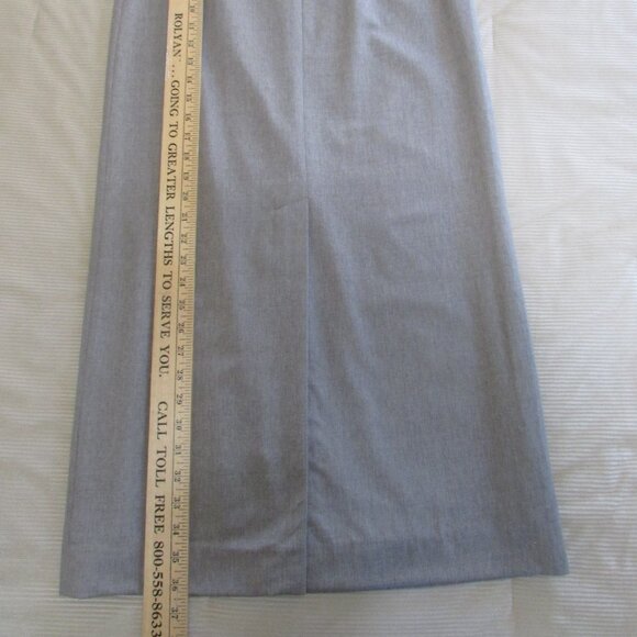 CASUAL CORNER Stretch Women's Beige Full Length Wool Skirt Lined Size-6 - Picture 9 of 12